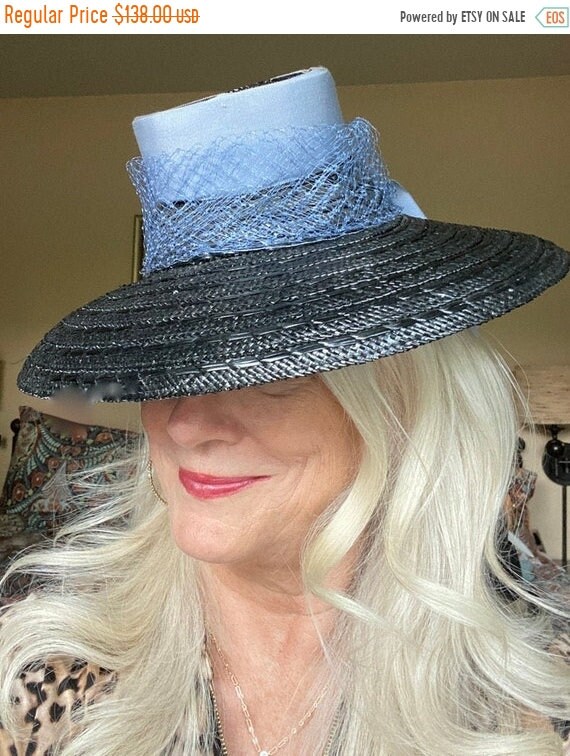 20% off Vintage Brimmed Fascinator Hat 