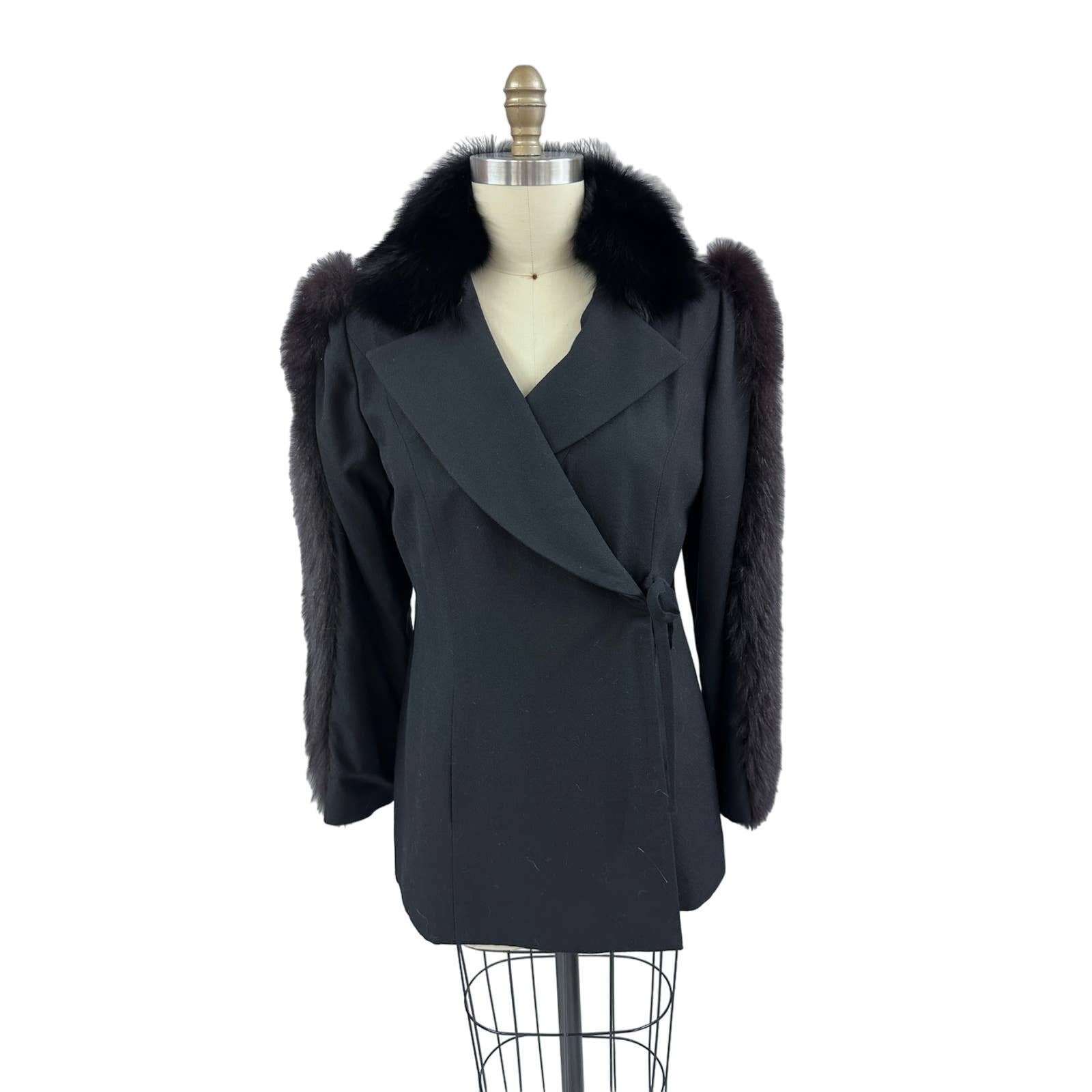 ジャケット・アウター vintage fake fur long coat SIZE XL ALPINE STUDIO Faux Rabbit Fur Long Coat | eBay