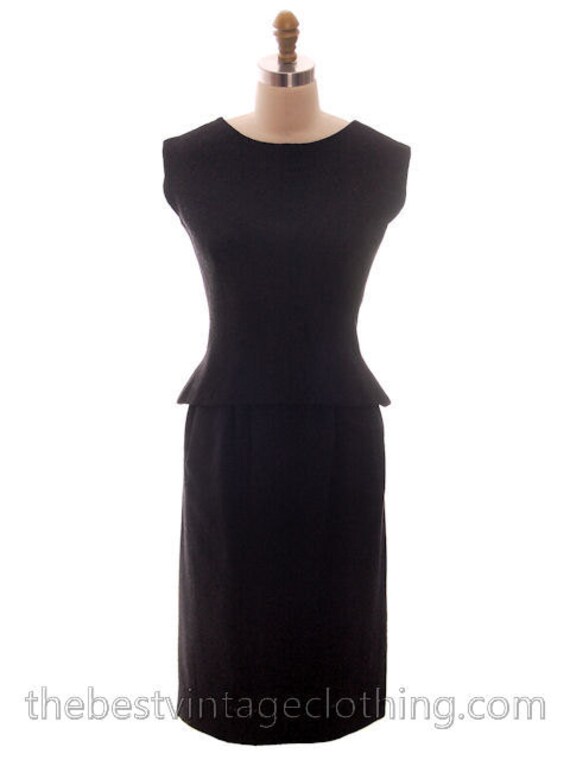 Vintage Norman Norell 2PC Sleeveless Suit Designer