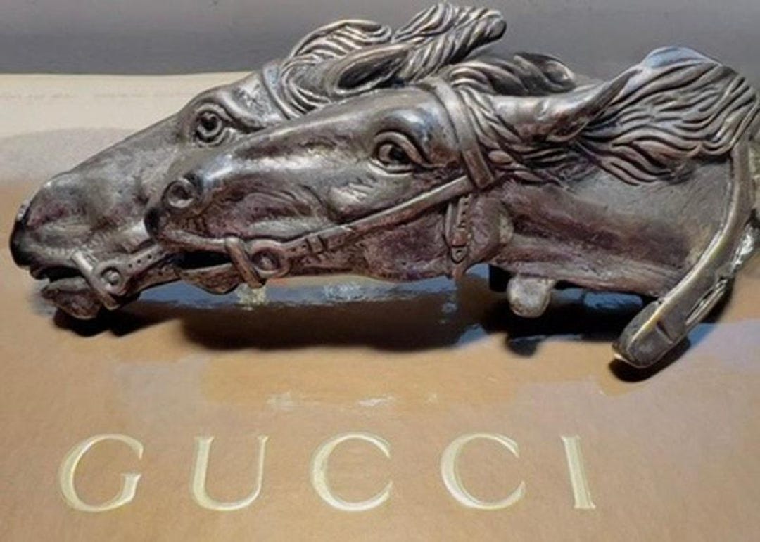 90s Italy イタリア製 OLD GUCCI オールドグッチ ベルト GG Gucci 1990s Double-G Logo Belt – FRUIT Vintage