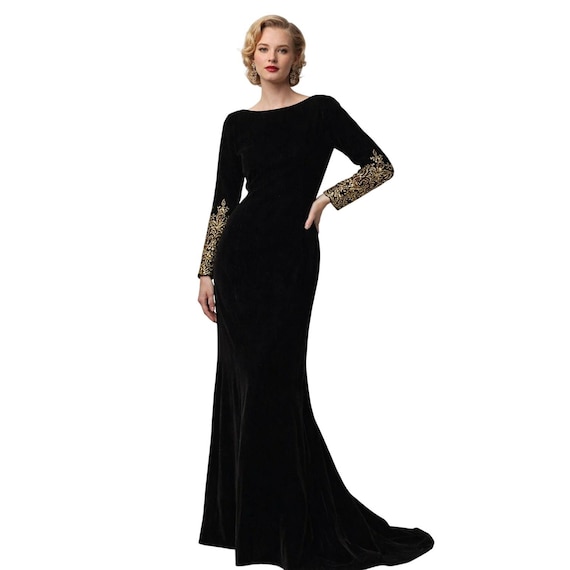 gold sequin halter neck dress Illusion Back Bridesmaid Bridal Shower main image 1