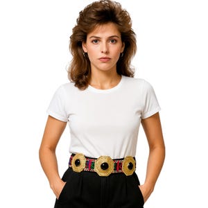 Gold Rope Belt 80s - Etsy display picture 1