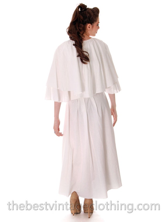 Fab Vintage Vuokko Designer Angel Sleeve Gown 197… - image 4