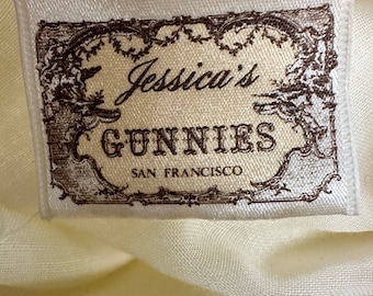 70Ｓ USA製　Jessica's GUNNIES　ガニーサックス　ブラウス 70s VTG Jessica's Gunnies San Francisco Pleated Lacy Blouse Gunne