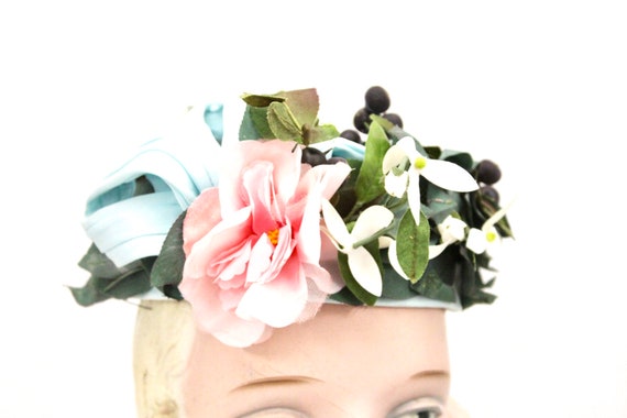 Vintage Don Anderson Womens Hat Garden Party 1940… - image 3