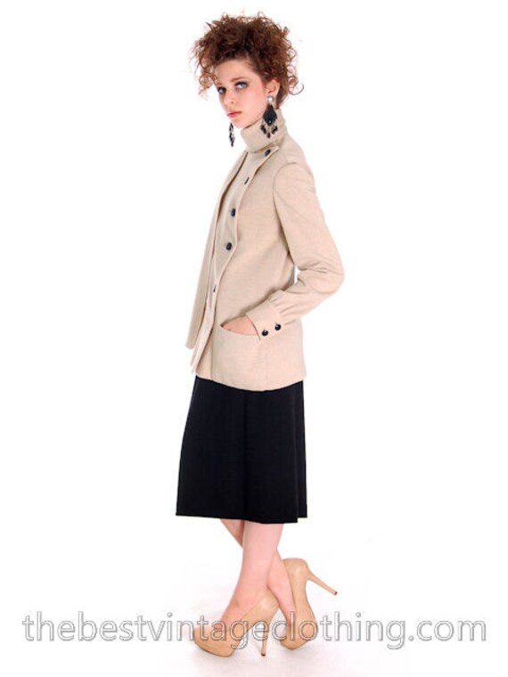 Vintage Norman Norell -Tassell Wool Womens Knit Su