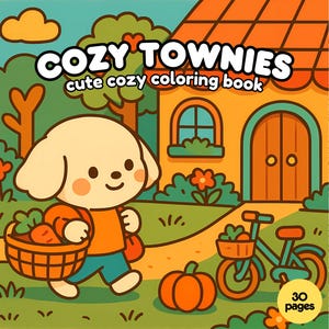 Comfy Cozy Coloring Books Comfy Coloring Book Cozy Cute Coloring Pages Cozy Color Book Aesthetic Coloring Book Colorful Book Coloring