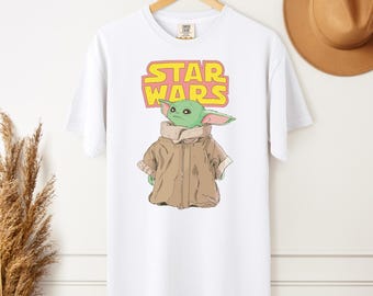 Disney Star Wars Two Sided T-Shirt, Star Wars Shirt, Darth Vader Shirt, Galaxy's Edge Shirt, Retro Star Wars Shirt