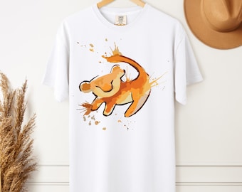 Retro 90s Disney Lion King Simba Cave Painting Comfort Colors Shirt, Vintage Lion King Shirt, Hakuna Matata Shirt, Disney Family Shirts