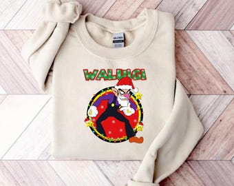 Dry Bowser Ugly Christmas Sweatshirt, Skeleton King Holiday Jumper, Funny Gamer Xmas Gift, Nintendo Crewneck
