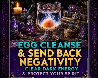 Egg Cleanse Reading | Evil Eye Removal, Negative Energy Cleanse, Psychic Energy Reading | Same Day Delivery