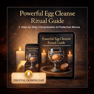 Guía del ritual de limpieza con huevo: Eliminación de energía negativa, interpretación y protección (Descarga PDF)