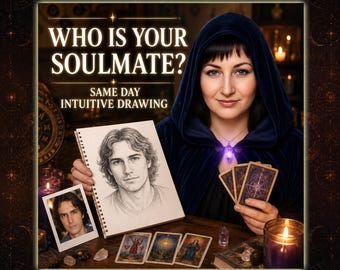 Soulmate Drawing Psychic Reading | Love Sketch, Future Partner Insight (Same Day Delivery)