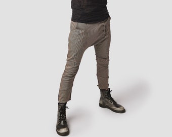 Unisex Pirate Pants - Stretchy Striped Leggings for Burning Man Festival