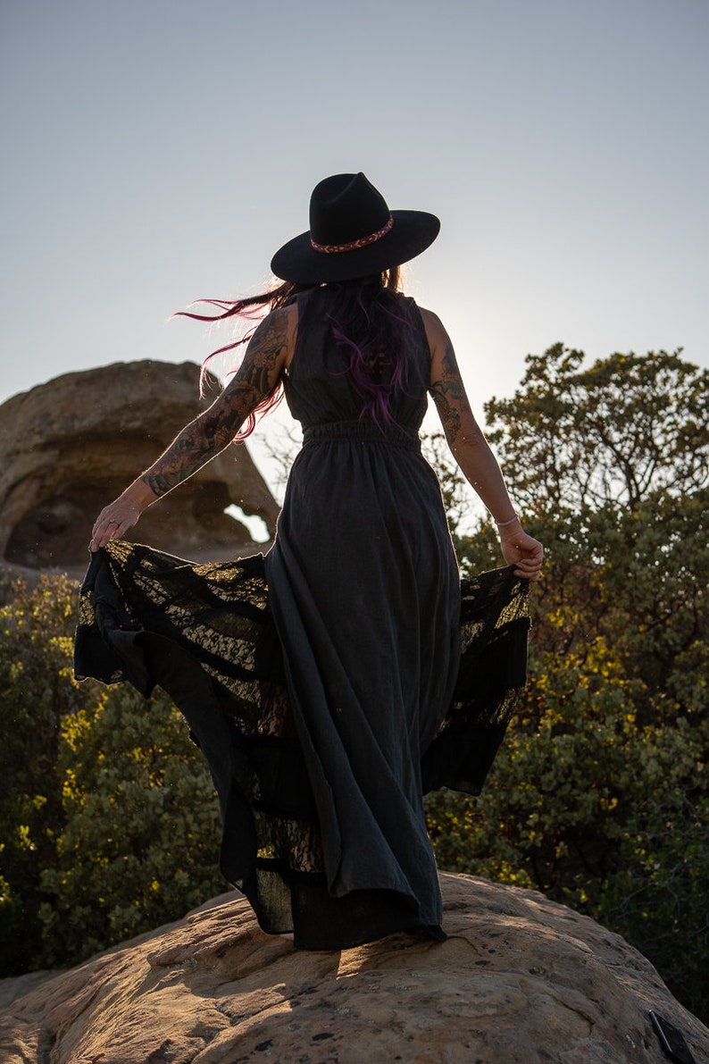 BellyDance Skirt Fishtail Skirt Flamenco Skirt Boho Maxi Skirt Aesthetic Gypsy Skirt-Long Lace Skirt-Amazing Long Vintage Skirt