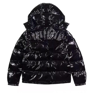 Trapstar Irongate Detachable Hooded Puffer Jacket Gloss Black