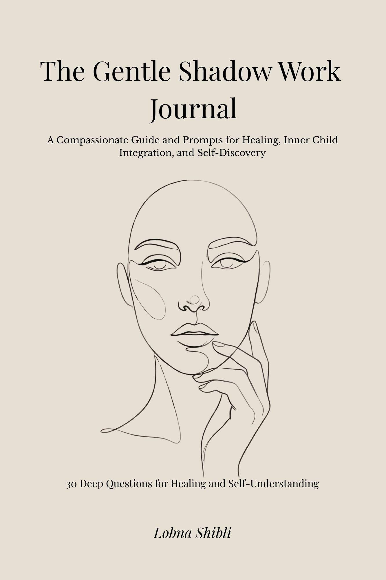 Gentle Shadow Work Journal, Self Healing Prompts PDF (Digital Download)