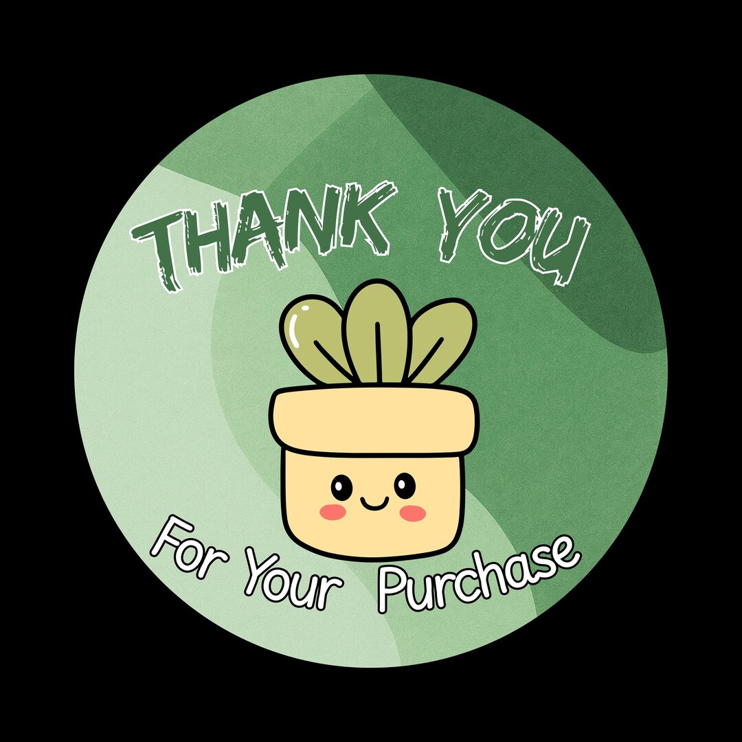 Thank You for Your Purchase Stickers | 4 PNG Designs | Business ...