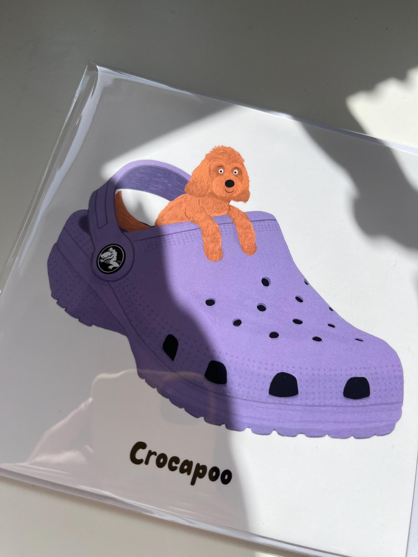 Crocapoo Cockapoo Birthday Card: Funny Crocs Dog Pun Greeting - Etsy