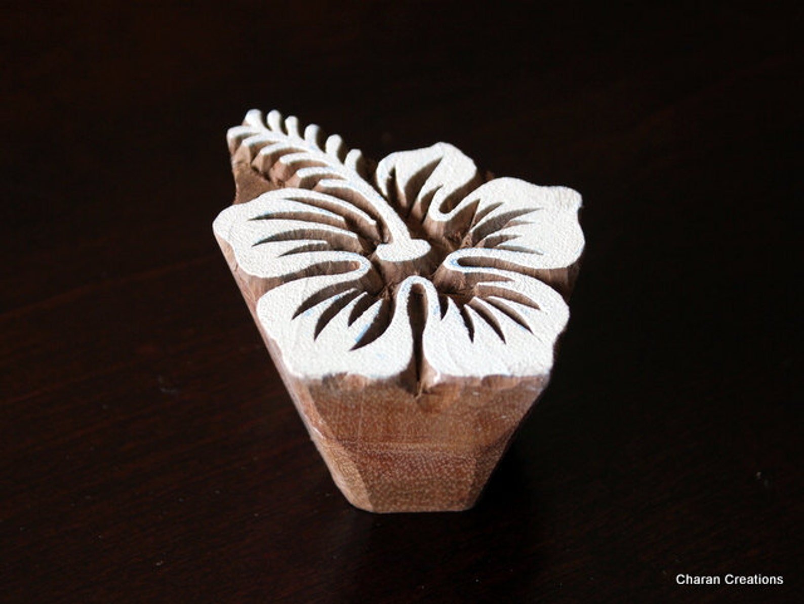 Wood Block Stamp Tjaps Indian Wood Stamp Pottery Stamp Etsy