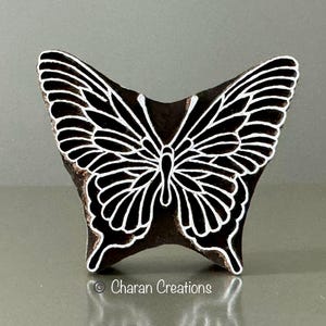 Pottery Stamp, Textile Stamp, Indian Wood Stamp, Tjaps, Blockprint Stamp- Rhopalocera Butterfly