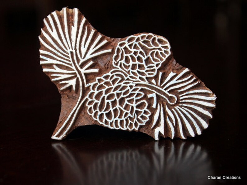 Pottery Stamps Indian Wood Stamp Textile Stamp Wood Blocks Etsy