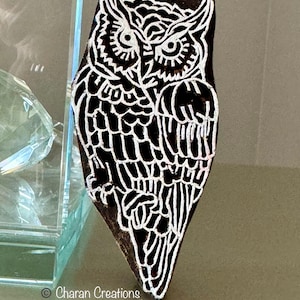 Blokdrukstempel, aardewerkstempel, zeepstempel, textielstempel, Indiase houten stempel, tjap-uil