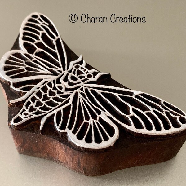 Textile Stamps, Pottery stamps, Indian wood stamps, Blockprint Stamps-Cicada