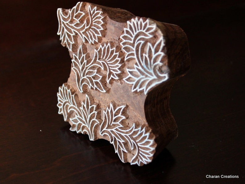 Pottery Stamps Indian Wood Stamp Textile Stamp Wood Blocks Etsy