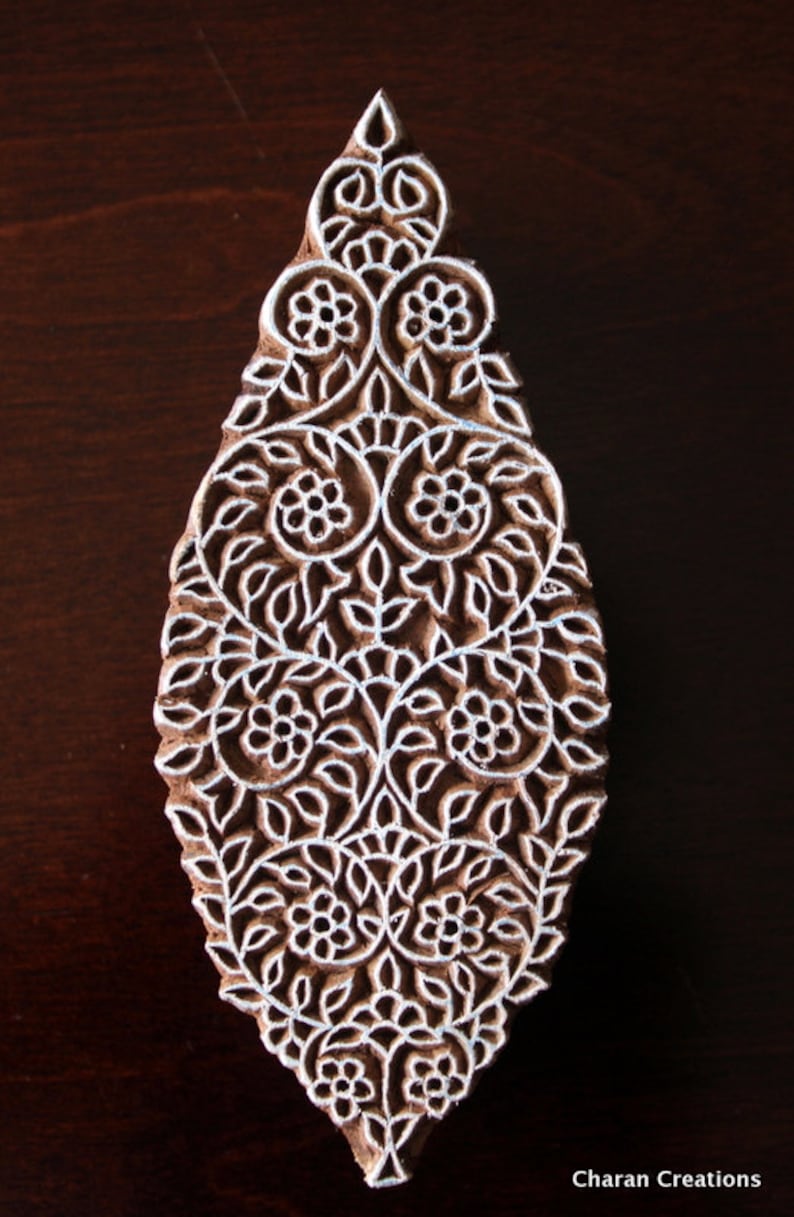 Indian Wood Stamp Pottery Stamps Textile Stamps Tjaps Etsy