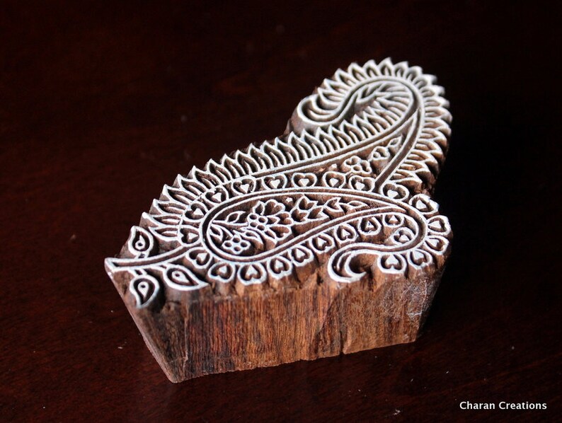 Textile Stamp Pottery Stamp Indian Wood Stamp Tjaps - Etsy