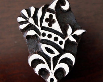 Pottery Stamps, Indian Wood Stamp, Textile Stamp, Wood Blocks, Tjaps, Printing Stamp- Paisley