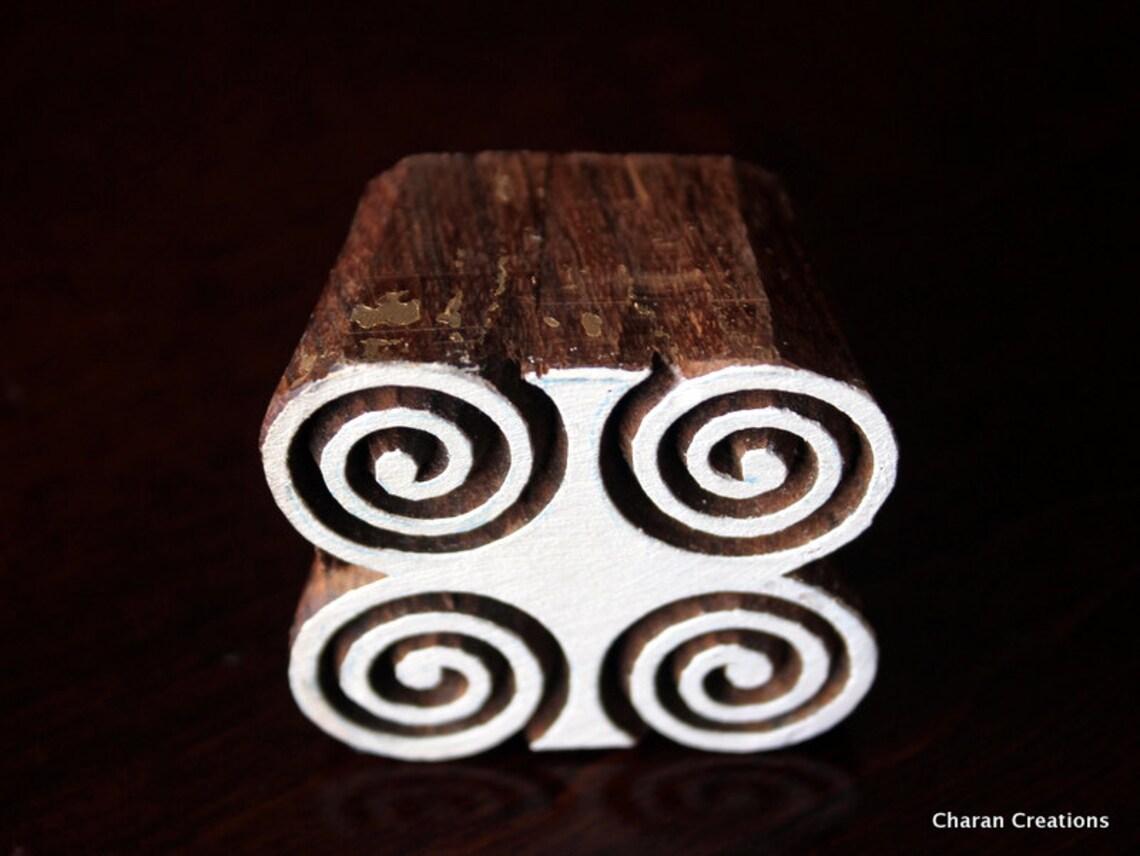 Indian Wood Stamps Textile Stamp Tjaps Pottery Stamp Hand Etsy