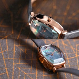 Sparkling Women’s Luxury Leather Watch Elegant Quartz Wristwatch for Ladies Romantic Fashion Analog Timepiece Gift for Her Daily Wear image 4