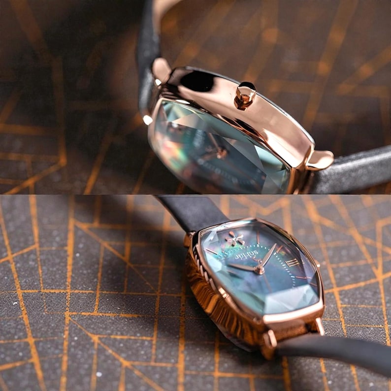 Sparkling Women’s Luxury Leather Watch Elegant Quartz Wristwatch for Ladies Romantic Fashion Analog Timepiece Gift for Her Daily Wear image 4