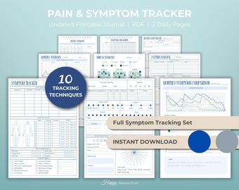 Tracker del dolore cronico e dei sintomi per la gestione del dolore, diario medico del dolore, diario del sollievo dal dolore per gli utenti del tracker della fibromialgia
