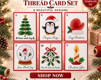 Peace and Joy Bundle Christmas Template (Set of 6)