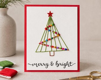 Beaded Christmas Tree Template