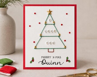 Merry Xmas Christmas Tree Template