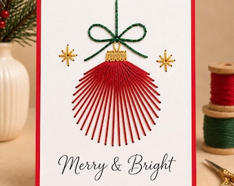 Christmas Bauble Printable Template