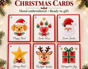 Holly Jolly Ready to Gift Cards Set of 6