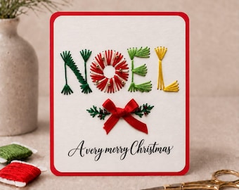 Noel Christmas Printable Template