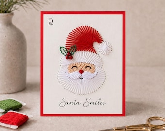 Santa Smiles Christmas Printable Template