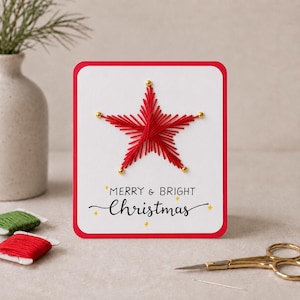 Merry & Bright Star Template