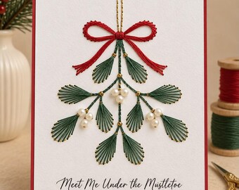 Christmas Mistle Toe Printable Template