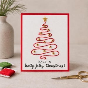 Holly Jolly Christmas Tree Template