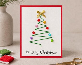 Big Pearls Christmas Tree Template