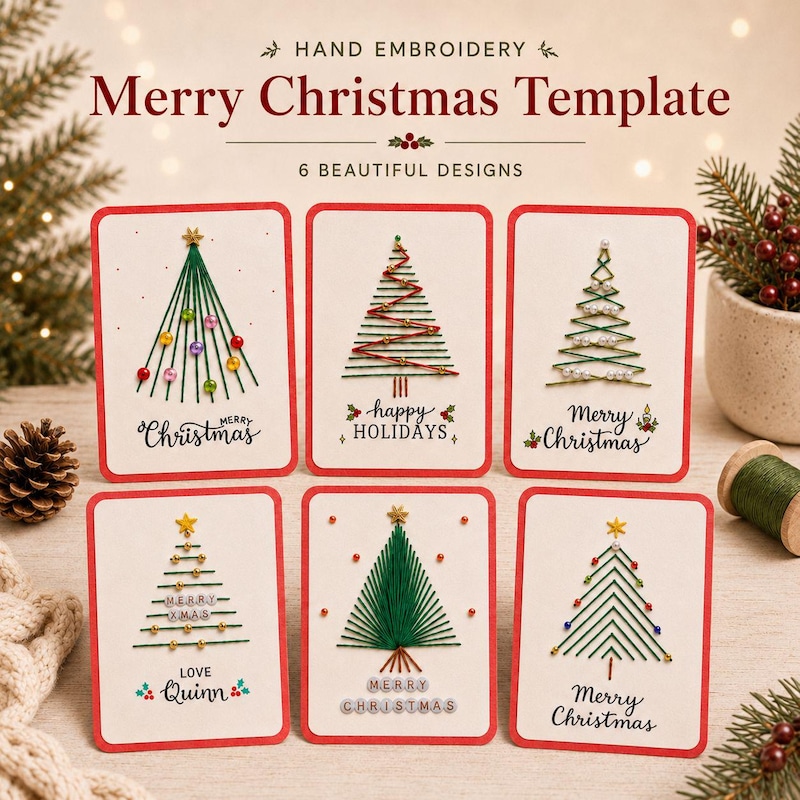 Card Diy Stitch Kit - Etsy UK