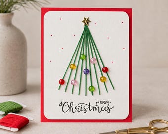Bead & Thread Christmas Thread Template