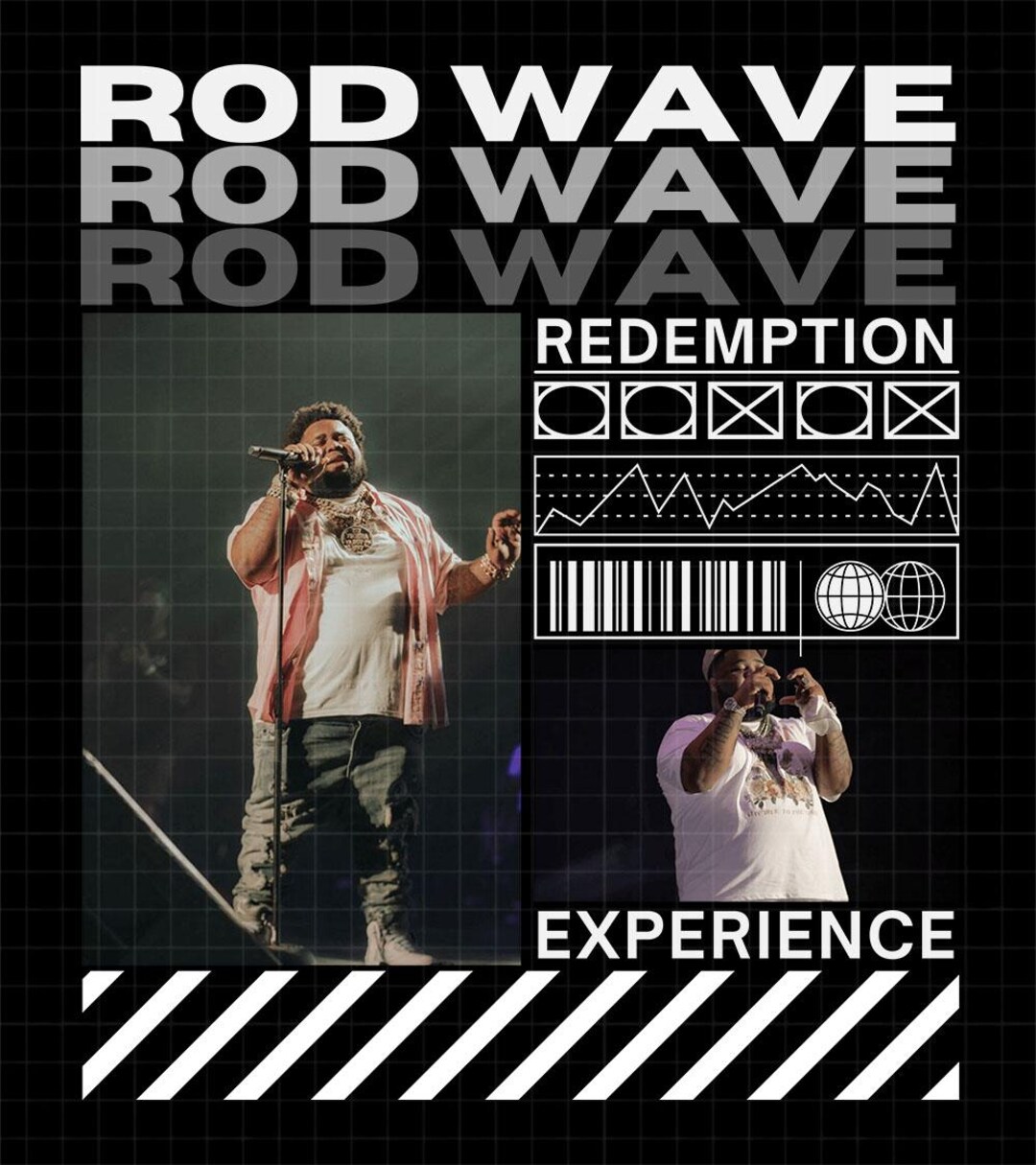 Rod Wave Redemption Tour PNG File: Sublimation Design (digital Download ...
